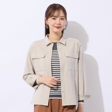 【セットアップ対応/洗える】両面起毛ブラウス