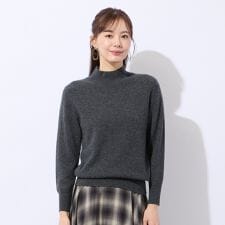 【アンサンブル対応】カシミヤハイネックニット