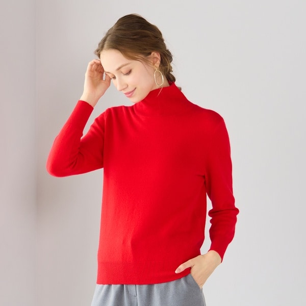 リリアンビューティ エクラ（Liliane Burty ECLAT）/【アンサンブル対応】カシミヤハイネックニット アンサンブル対応】カシミヤハイネックニット | リリアンビューティ