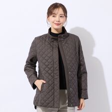 50ｄタフタ　中綿ダイヤキルトコート