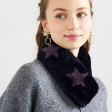 リリアンビューティ エクラ(Liliane Burty ECLAT)の【一部店舗・オンラインショップ限定】フェイクファー星ティペット