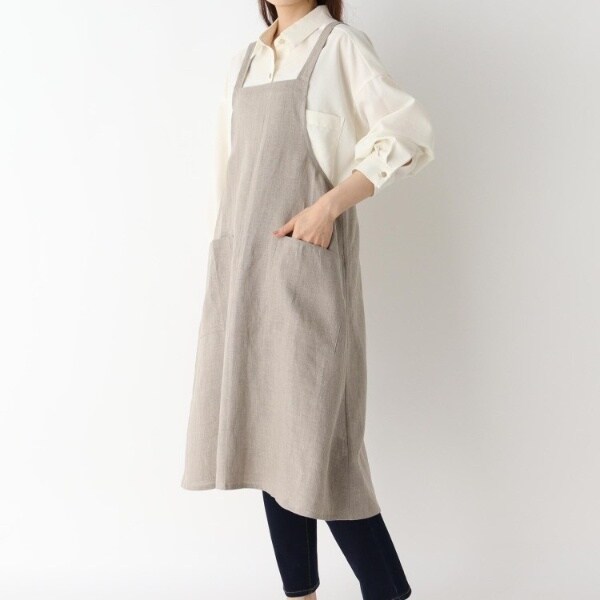 LINEN&BASIC リネンスルーエプロン キナリ ＜212Kオリジナル＞ | 212