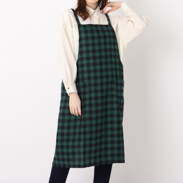 ギンガムチェックエプロン GR ＜212Kオリジナル＞ | 212キッチンストア