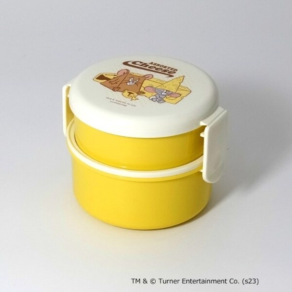 抗菌丸型ランチボックス 2段 CHEESE ＜トムとジェリー＞ | 212キッチン