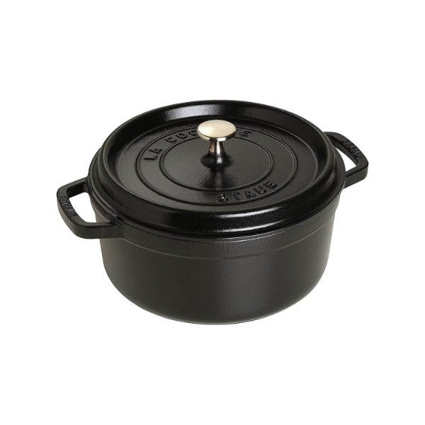 ココットラウンド ２４ｃｍ ＢＫ ＜staub ストウブ＞ | 212キッチン