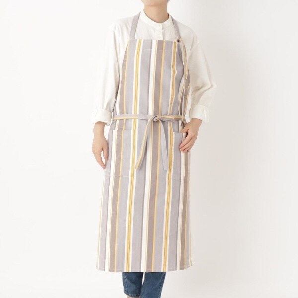 マルチストライプ エプロン GY | 212キッチンストア(212 KITCHEN STORE