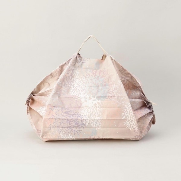 ◇スタンダード エコバッグ ストライプ ピンクグリーン ＜BAGGU