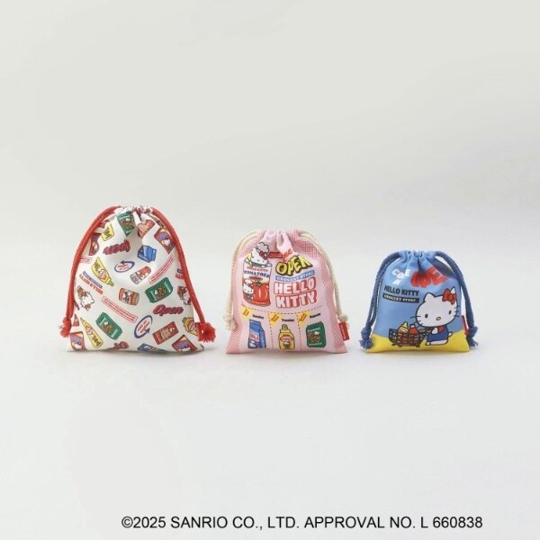 巾着3Pセット STORE ＜HELLO KITTY ハローキティ＞ | 212キッチン