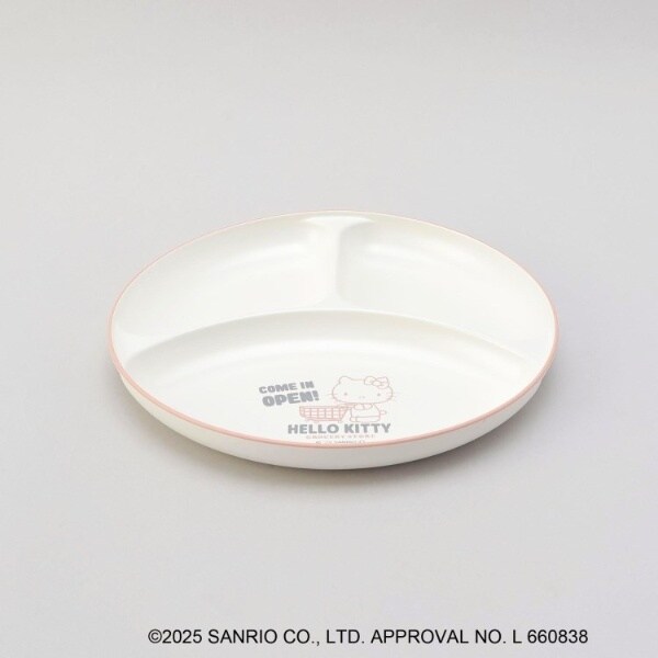 Hello Kitty キティランチプレート ランチプレート フタ付き 25cm