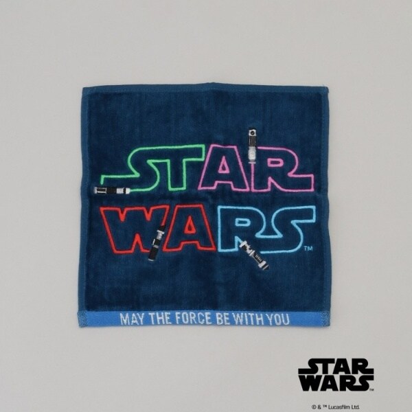 ミニタオル ライトセーバーロゴ ＜STAR WARS スター・ウォーズ