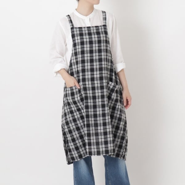MCM エプロン チェック柄 黒 チェックエプロン WH | 212キッチンストア(212 KITCHEN STORE