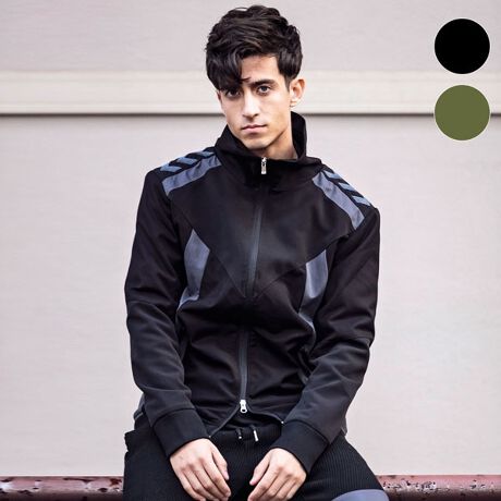 直営店・WEB限定】hummel(ヒュンメル)ストレッチジャージブルゾン