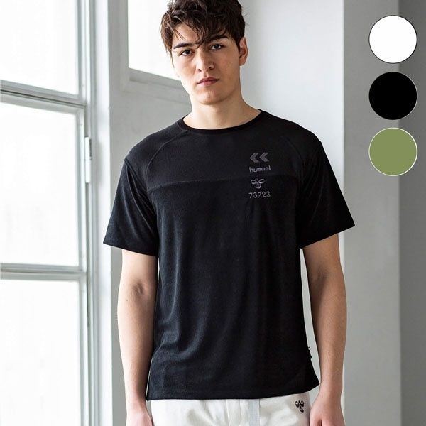 直営店・WEB限定】hummel(ヒュンメル)サイドファスナーパイルTシャツ
