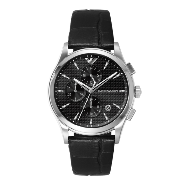 エンポリオ・アルマーニ 腕時計 クォーツ メンズ ブラック AR11530