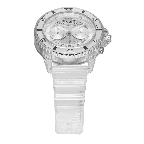 エンポリオ・アルマーニ 腕時計 クォーツ メンズ クリア AR11536