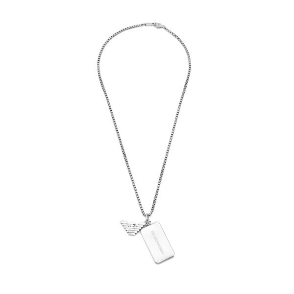 EMPORIO ARMANI ネックレス - 4105125F0026 チェーンネックレス ツートン ステンレススチール | Emporio Armani