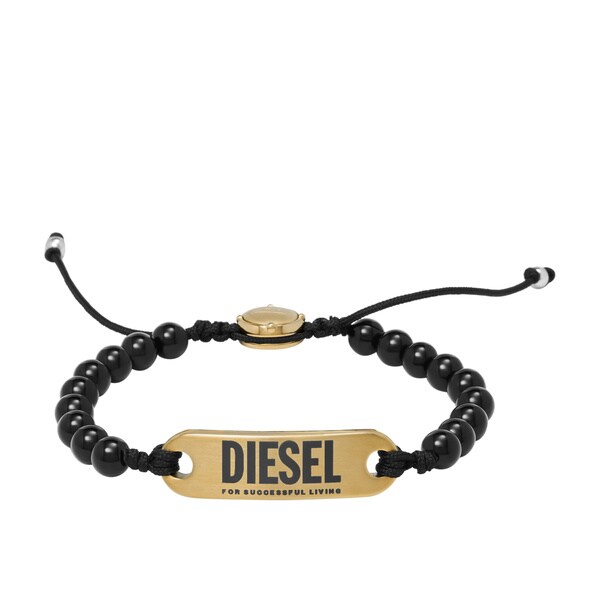 海外輸入】 DIESEL ディーゼル ブレスレット 天然石ユニセックス