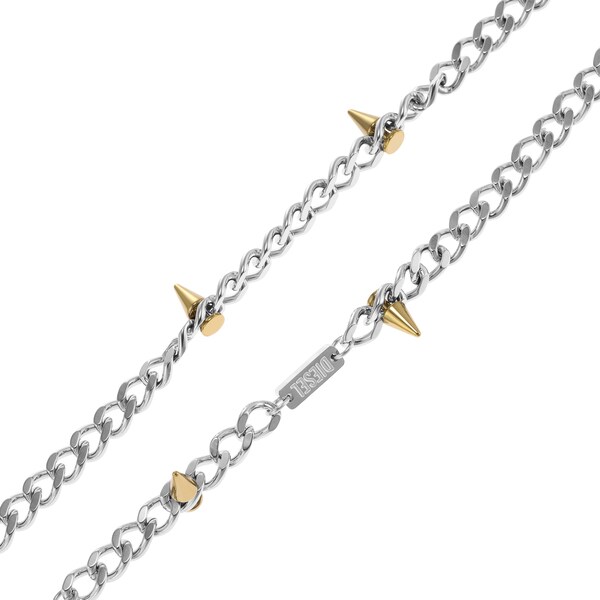 ディーゼル アクセサリー メンズ ネックレス シルバー DX1454931