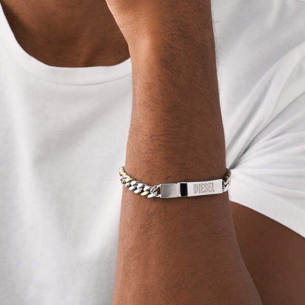 ディーゼル アクセサリー メンズ ブレスレット シルバー DX1457931