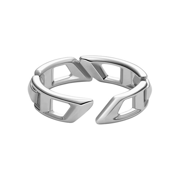 早い者勝ち!!! DIESEL ◆ バンドリング｜Dl1349040 Jewel DL1349040 STERLING SILVER JEWEL D Logo Sterling Silver Band