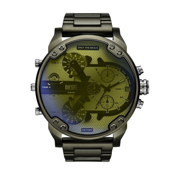 【美品】 Diesel Mr. Daddy 2.0 クロノグラフ ステンレス Amazon.co.jp: Diesel メンズ 57mm Mr. Daddy 2.0 クォーツ