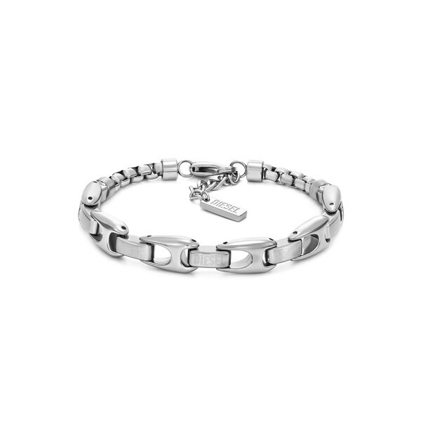 【超美品】DIESEL メンズ ブレスレット シルバー DIESEL ディーゼル ブレスレット ブレス メンズ アクセサリー