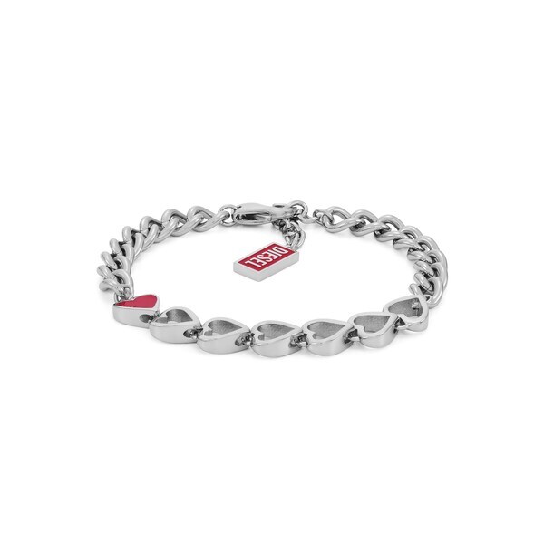 ディーゼル アクセサリー ユニセックス ブレスレット シルバー