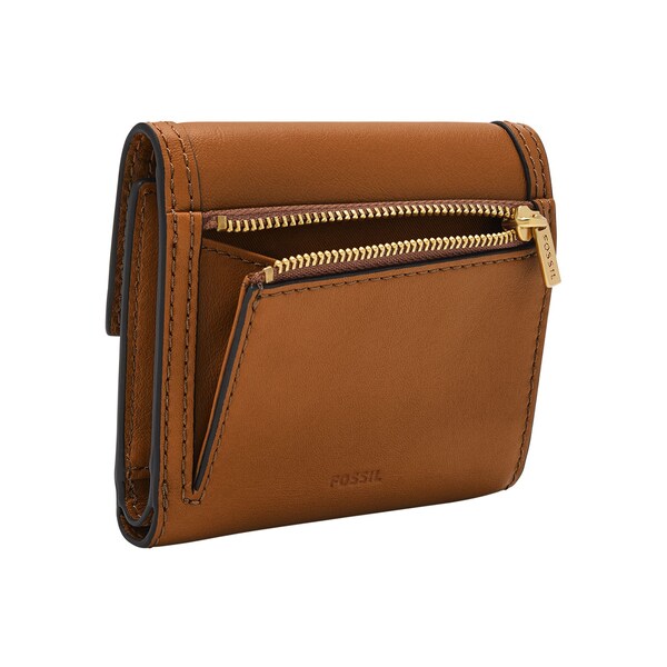 フォッシル 三つ折り財布 レディース レザー ブラウン SL8292216
