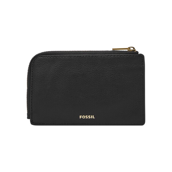Fossil コインケース アレン レザー ジップ カードケース ブラック