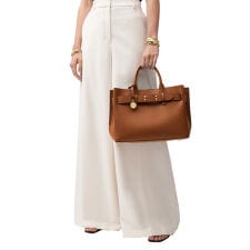 フォッシル(FOSSIL)のフォッシル サッチェルバッグ レディース レザー ブラウン A4収納可 ZB1931200