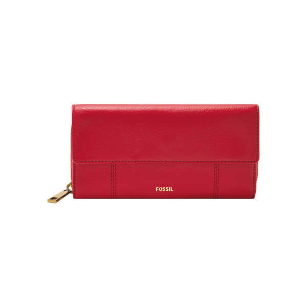 Fossil discount flap clutch