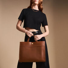 FOSSIL フォッシルvintage ヘリンボーントートバッグ