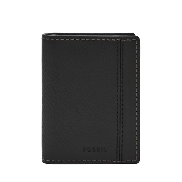 Fossil フォッシル 二つ折財布 レザー スライディング 2In1 ブラック FOSSIL 財布 フォッシル 二つ折り財布 メンズ レザー ブラック