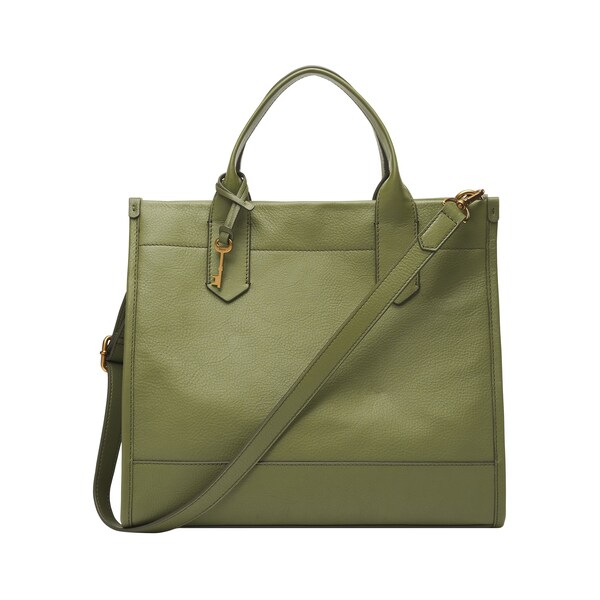 fossil フォッシル　レイチェル　トートバッグ　レザー　グレー　グレージュ fossil フォッシル レイチェル トートバッグ レザー グレー