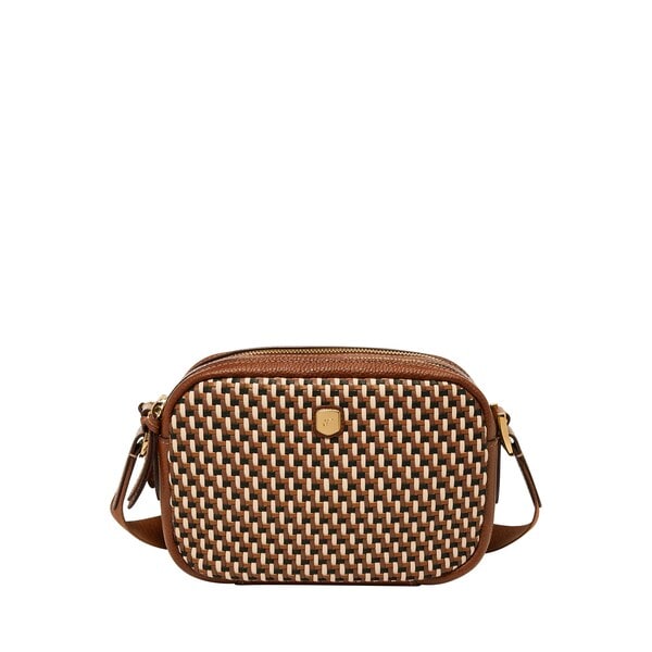 [�}���C]�t�H�b�V�� �΂߂����o�b�O ���f�B�[�X PVC/PU �u���E�� �X�}�z���[�� ZB11129249/�t�H�b�V���iFOSSIL�j �u���E��