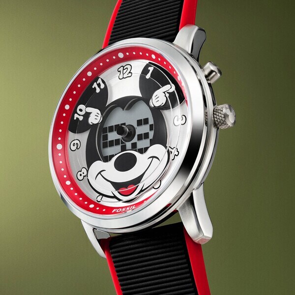 Disney x Fossil Big Tic ミッキーマウス 腕時計 メンズ アナログ