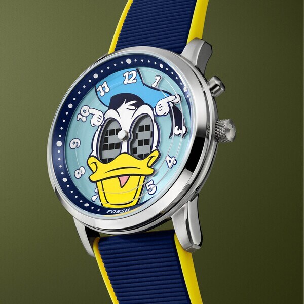 m152 Disney Time ドナルドダック 腕時計 Disney x Fossil Big Tic ドナルドダック 腕時計 メンズ アナログ