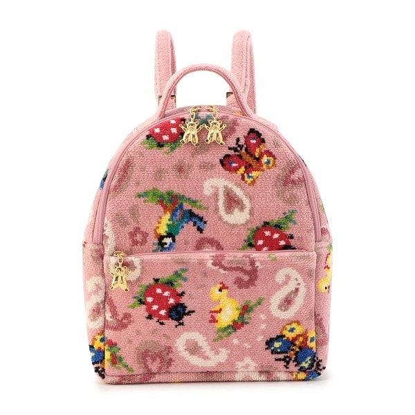 新品】FEILER フェイラー アネモネ リュック グレー 花柄