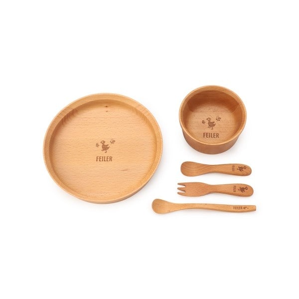 FEILER 食器セット ハイジ 木製食器5点セット HE-260580（取扱店舗限定） | フェイラー