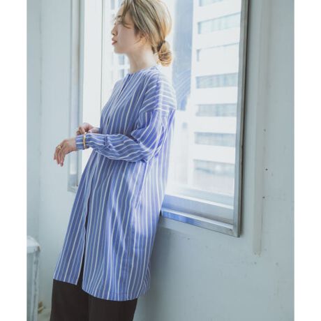 ストライプシャツワンピース アイテムズ アーバンリサーチ Items Urban Research It14 26r004 ファッション通販 マルイウェブチャネル