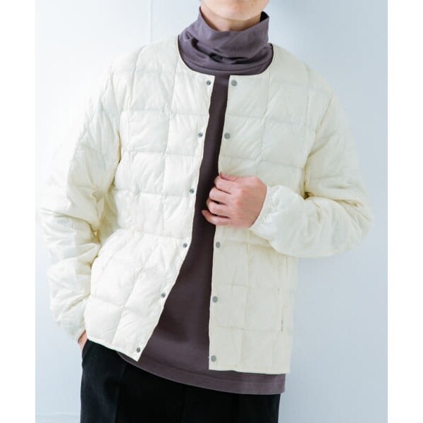TAION Crew Neck Button Down Jacket – unexpected store