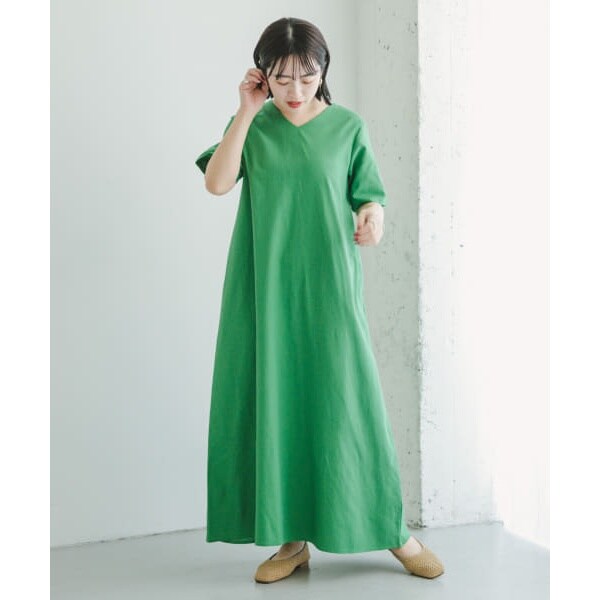 Aラインリネンワンピース | アイテムズ アーバンリサーチ(ITEMS URBAN 