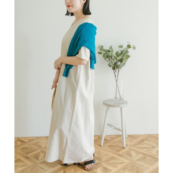 Aラインリネンワンピース | アイテムズ アーバンリサーチ(ITEMS URBAN 