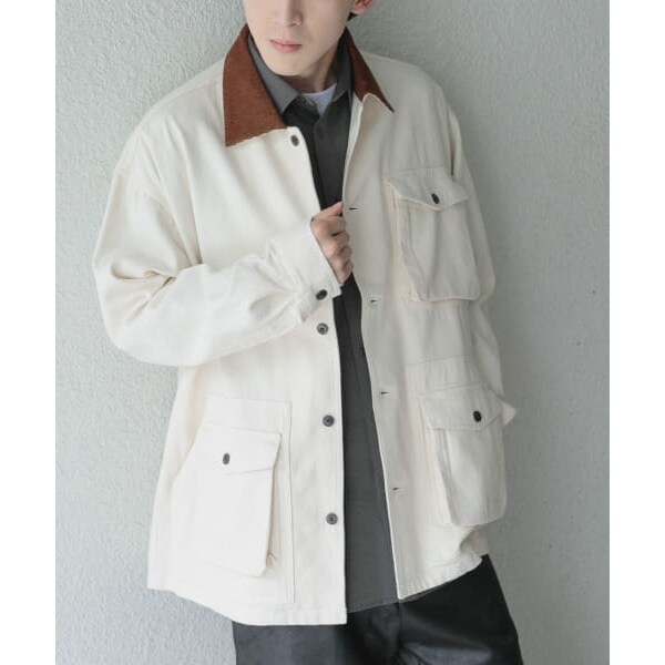 Hunting Jacket Research 017 カバーオール Sサイズ デニム カバーオールジャケット | アイテムズ アーバンリサーチ