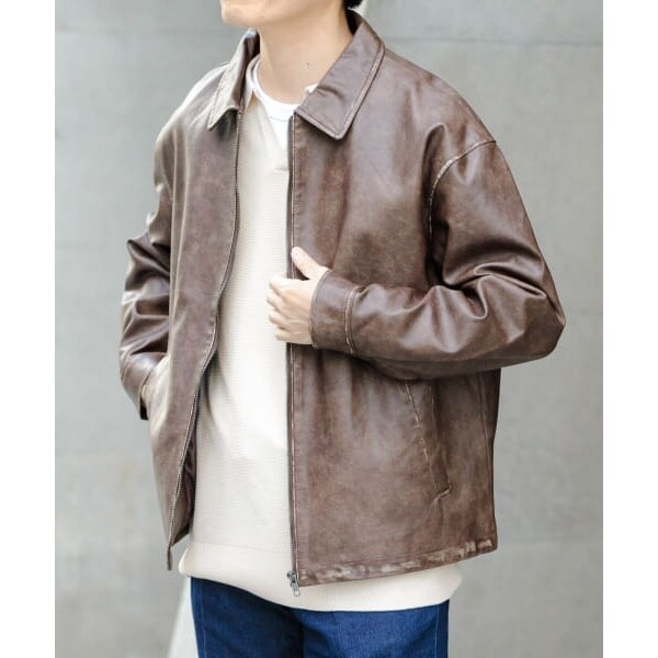 アイテムズアーバンリサーチ　ライダースジャケット ITEMS URBANRESEARCH 【アイテムズ アーバンリサーチ