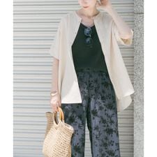 リネンレーヨンフレンチシャツ