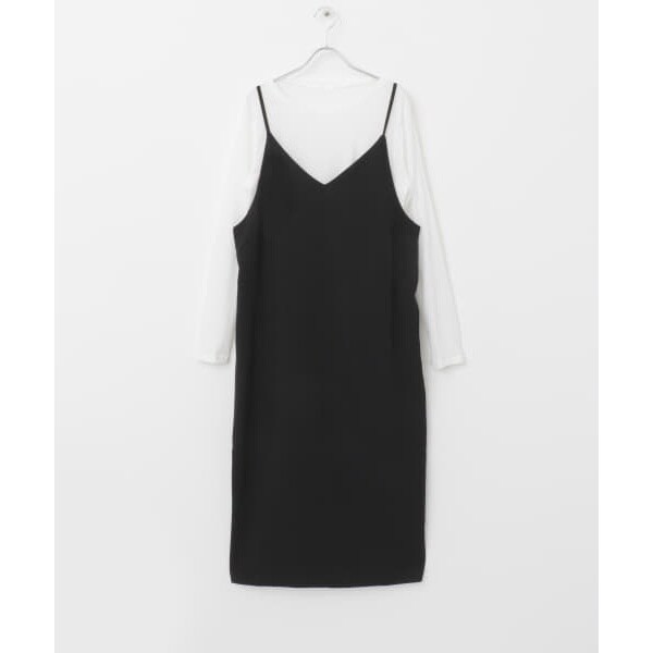 URBAN RESEARCH 新品 フレンチTシャツ×キャミワンピースセット ITEMS URBANRESEARCH ワンピース フレンチTシャツ×キャミ