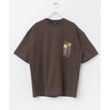 フリンジ刺繍T-shirts Logo