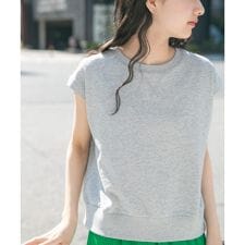 裏毛ノースリーブベスト