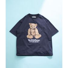 Teddy Bear クルーネックプリントTシャツ